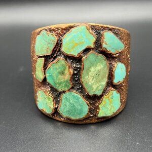 Bell Trading Company Turquoise Cuff Bracelet 1960s